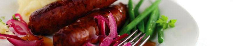 Foodservice fully cooked sausages