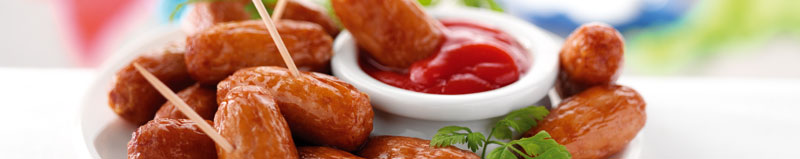 Coooked Cocktail Sausages